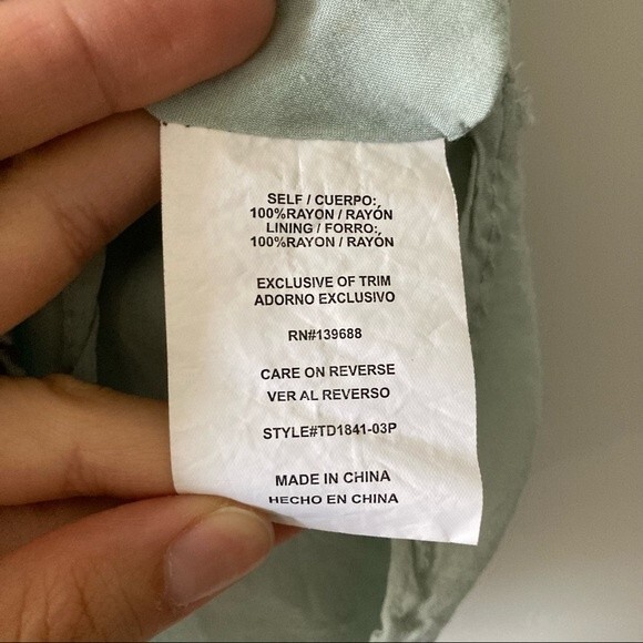 Taylor & Sage Floral Mint‎ Mini Dress - Picture 4 of 5